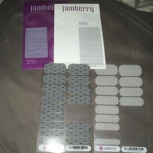 2 partial used Jamberry nail wraps